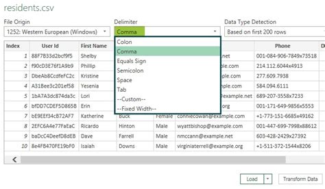 Example of a CSV File in Excel に対する画像結果