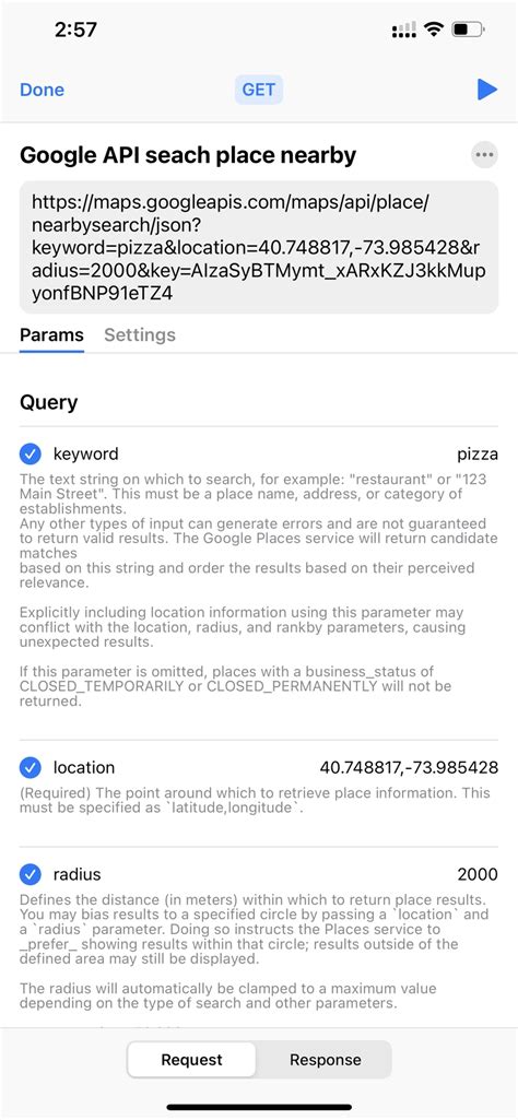 Image result for Google API URL Sample