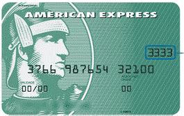 Image result for Amex CSC Code Location
