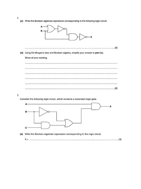 Boolean Algebra Help Sheet に対する画像結果