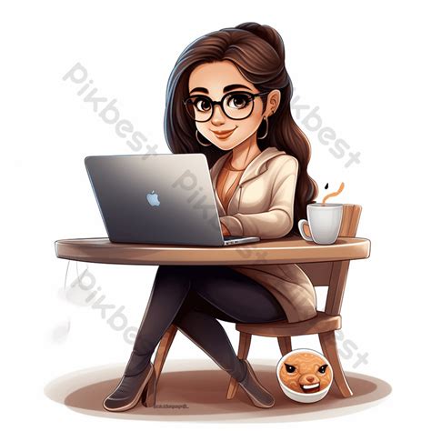 Afbeeldingsresultaten voor Computer Lady Cartoon