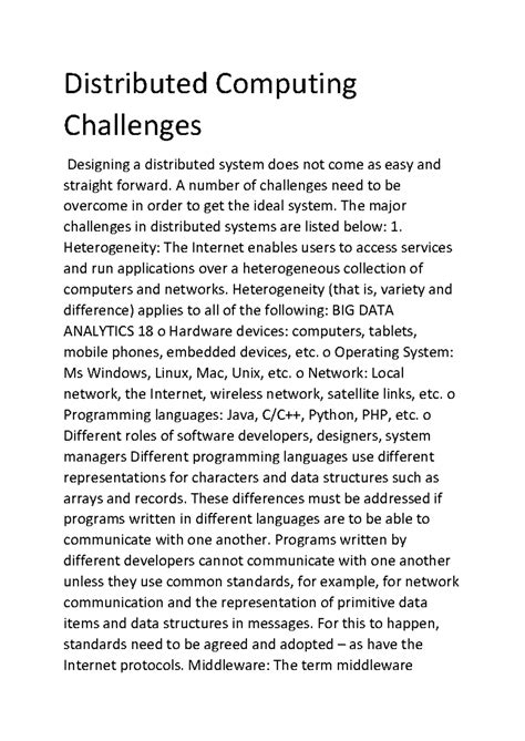 Image result for Challenges of Distributed System