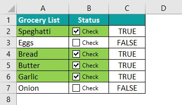 How to Create Checklist in Excel に対する画像結果