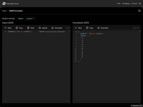 Toradh íomhá ar Consistant Formating JSON