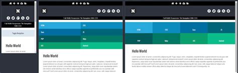 Image result for CSS Tile Menu