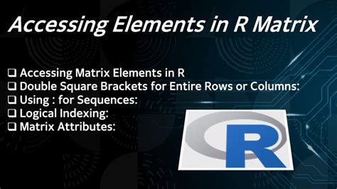 R Programming Matrix に対する画像結果