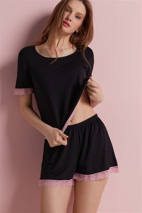 Toradh íomhá ar Ladies Lace Pyjamas