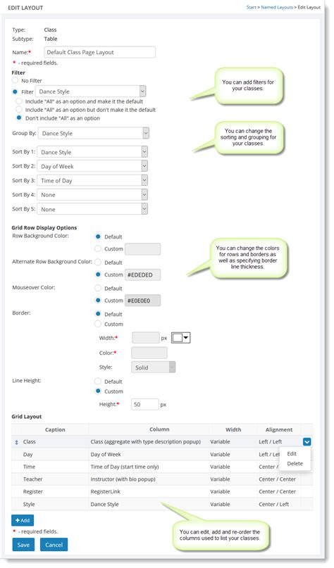 Image result for Class Program Layout Design