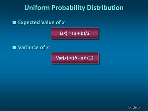 Image result for Uniform Distribution Expected Value Formula