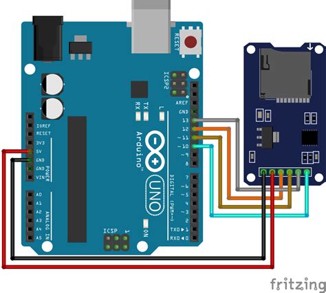 Image result for Arduino Nano to SD Card Module to Transistor