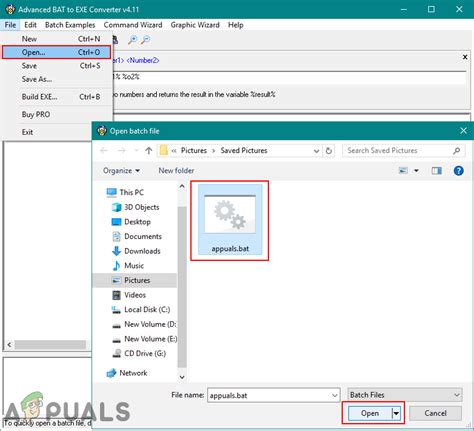 Toradh íomhá ar Batch File Start.exe
