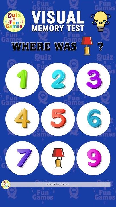 Toradh íomhá ar Memory Test Quiz