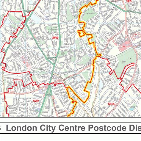 Postcode District Map London に対する画像結果