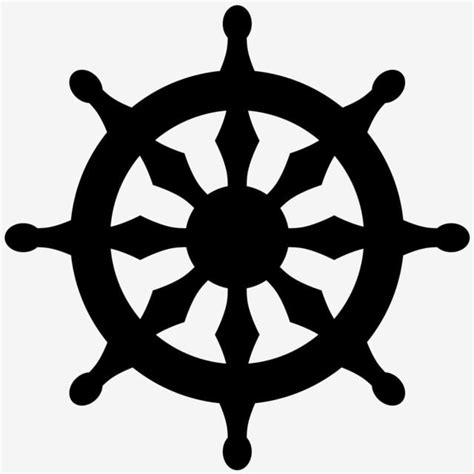 Image result for Dharma Wheel Icon