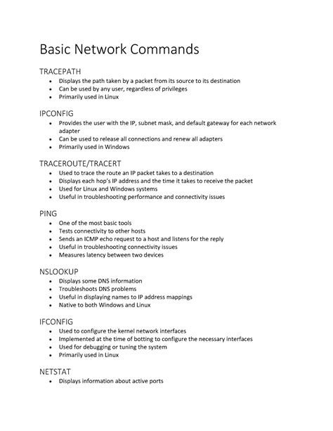Image result for Network DOS Commands