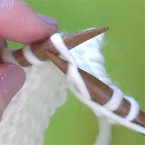 Image result for How to Do a Purl Increase in Knitting