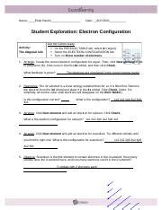 Image result for Electron Configuration Virtual Lab