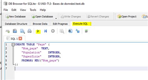 Image result for Creation De Table SQL