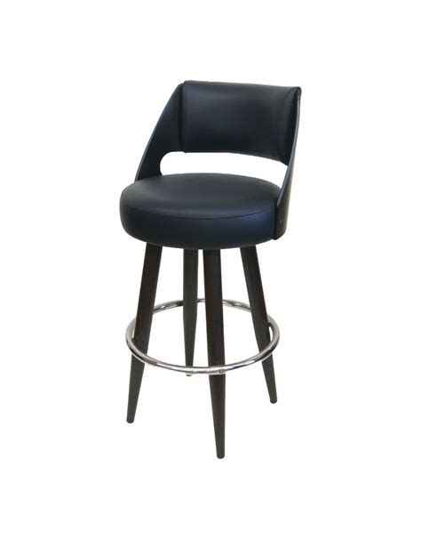 Wood Grain Metal Bar Stool – All That Modern