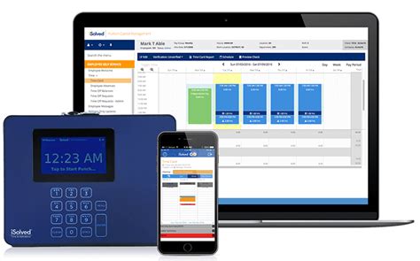 Image result for Isolved Employee Time Clock