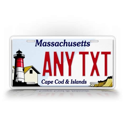 Toradh íomhá ar Cape Cod License Plates