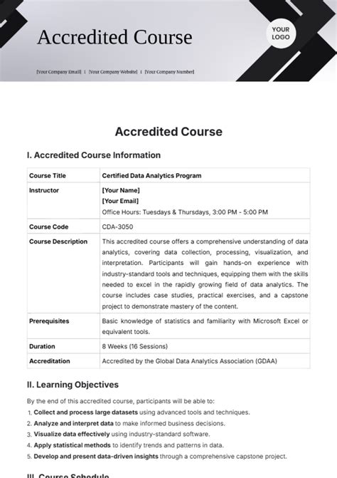 Course Offering Template に対する画像結果