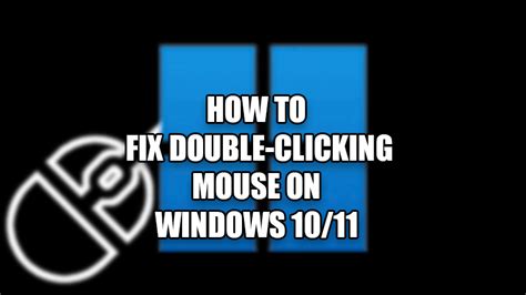 How to Fix Mouse Double Click に対する画像結果