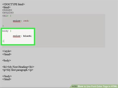 Image result for How to Get Font Color in HTML