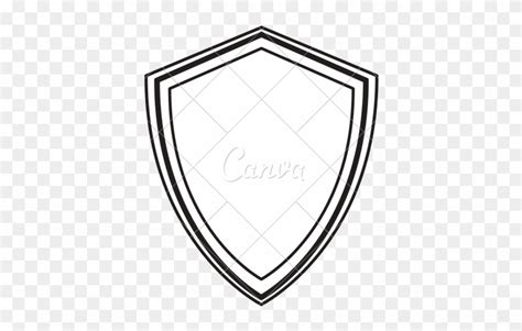 Image result for Shield Line Drawing