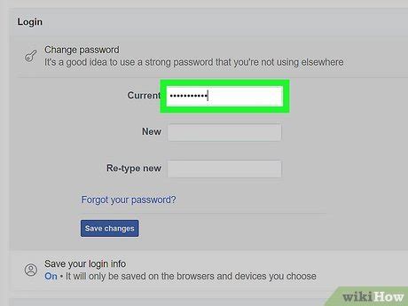 Image result for How to Change Facebook Page Password