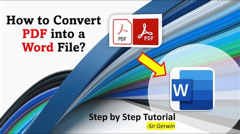 Résultat d’images pour Convert à PDF File into Word