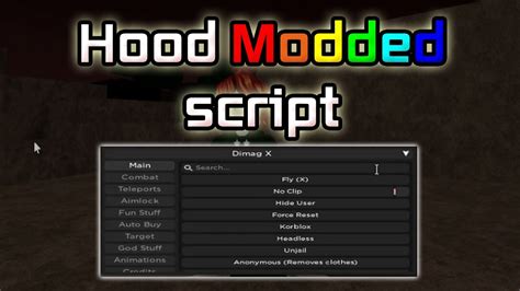 Image result for Hood Modded Script