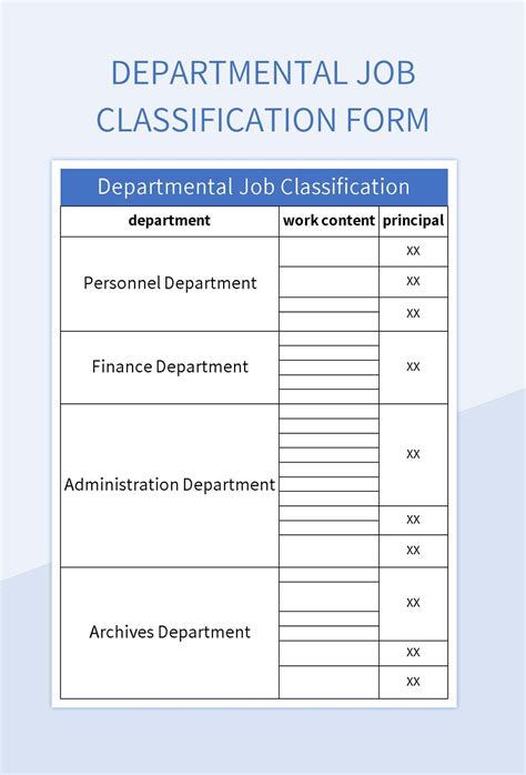 Image result for Classification Form