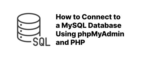 How to Connect to a Database in MySQL に対する画像結果