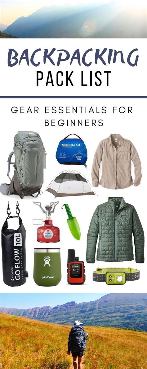 Afbeeldingsresultaten voor Backpacking Essentials