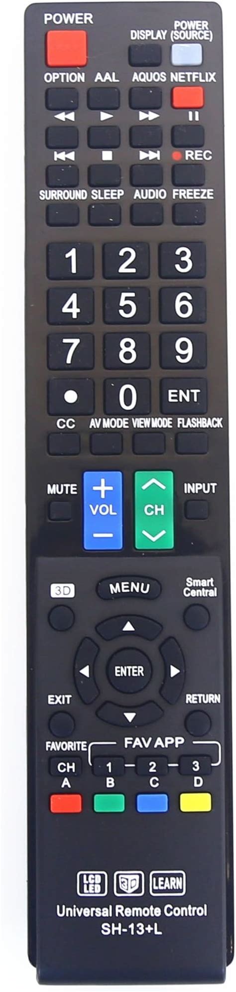 Afbeeldingsresultaten voor Sharp TV DVD Remote Control