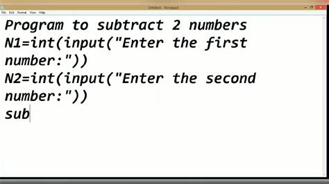 Image result for How to Subtract Two Strings in Python