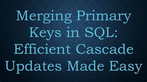 Image result for Cascade Keyword in SQL