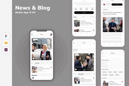 Image result for Blog UI Mobile