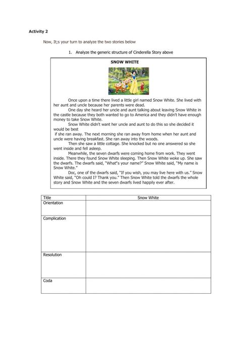 Image result for Narrative Text Grade 9 Worksheet