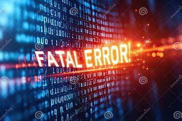 Image result for Fatal Error Text Image