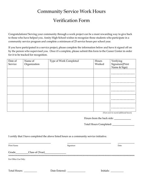 Image result for Manatee County Community Service Hours Form