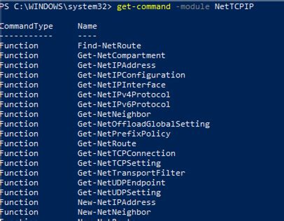 Image result for PowerShell IP Command