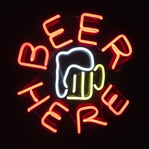 Image result for Neon Beer Signs