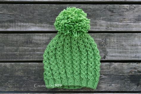 Image result for Mock Cable Knit Hat Pattern