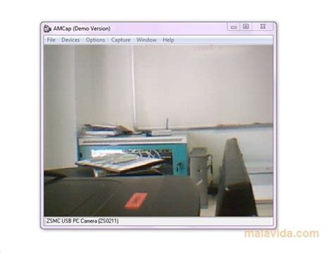 Toradh íomhá ar AMCap Windows