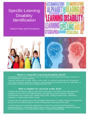 Toradh íomhá ar Specific Learning Disability Identification Process