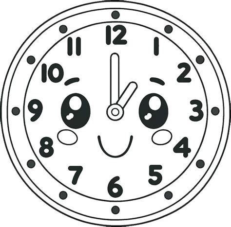 Image result for Clock Arrows Coloring Page