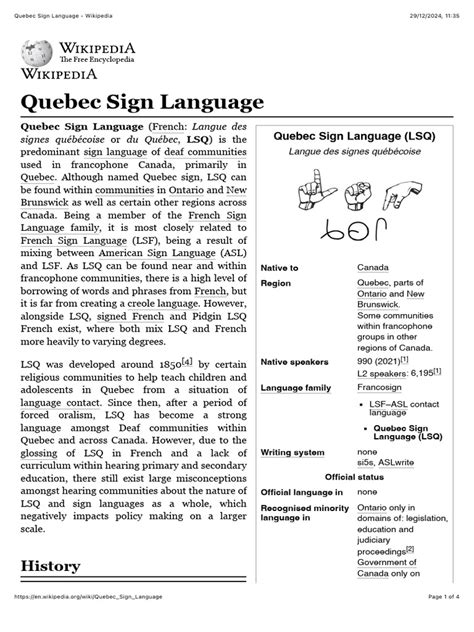 Query Sign Language に対する画像結果