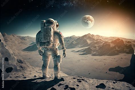 Toradh íomhá ar Astronaut Back View